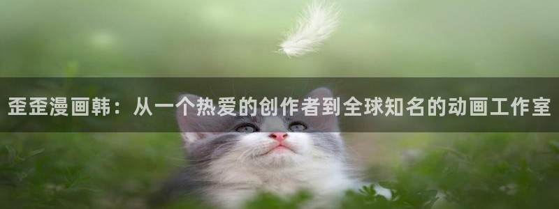 快看漫画大全官网：歪歪漫画韩：从一个热爱的创作者到全球知名的动画工作室